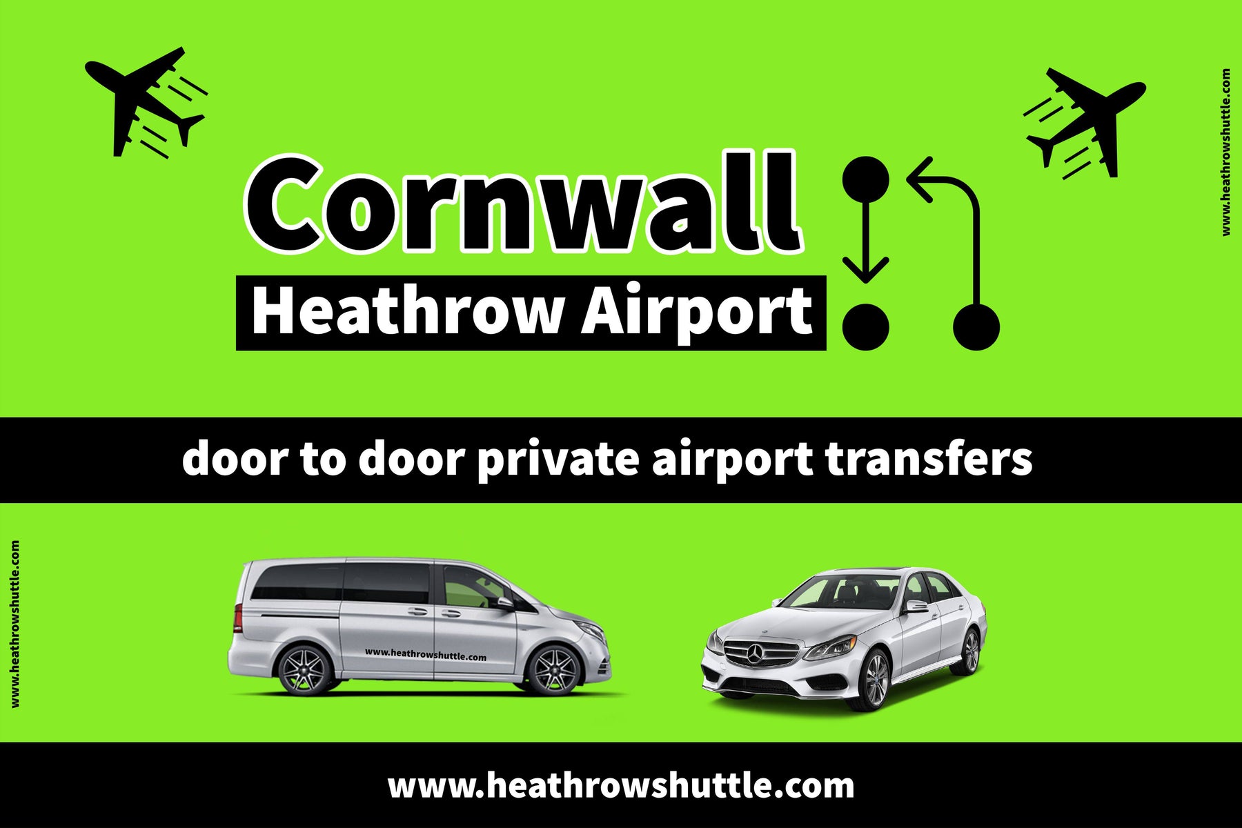 Taxi Cornwall to Heathrow LHR