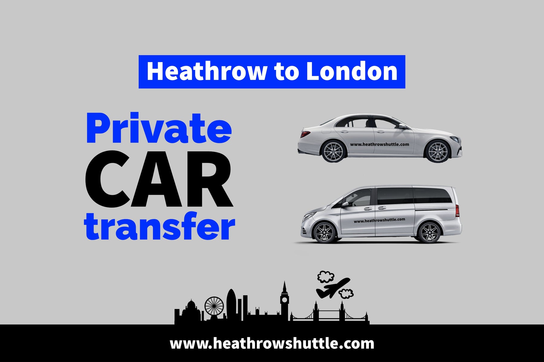Private car Heathrow to London