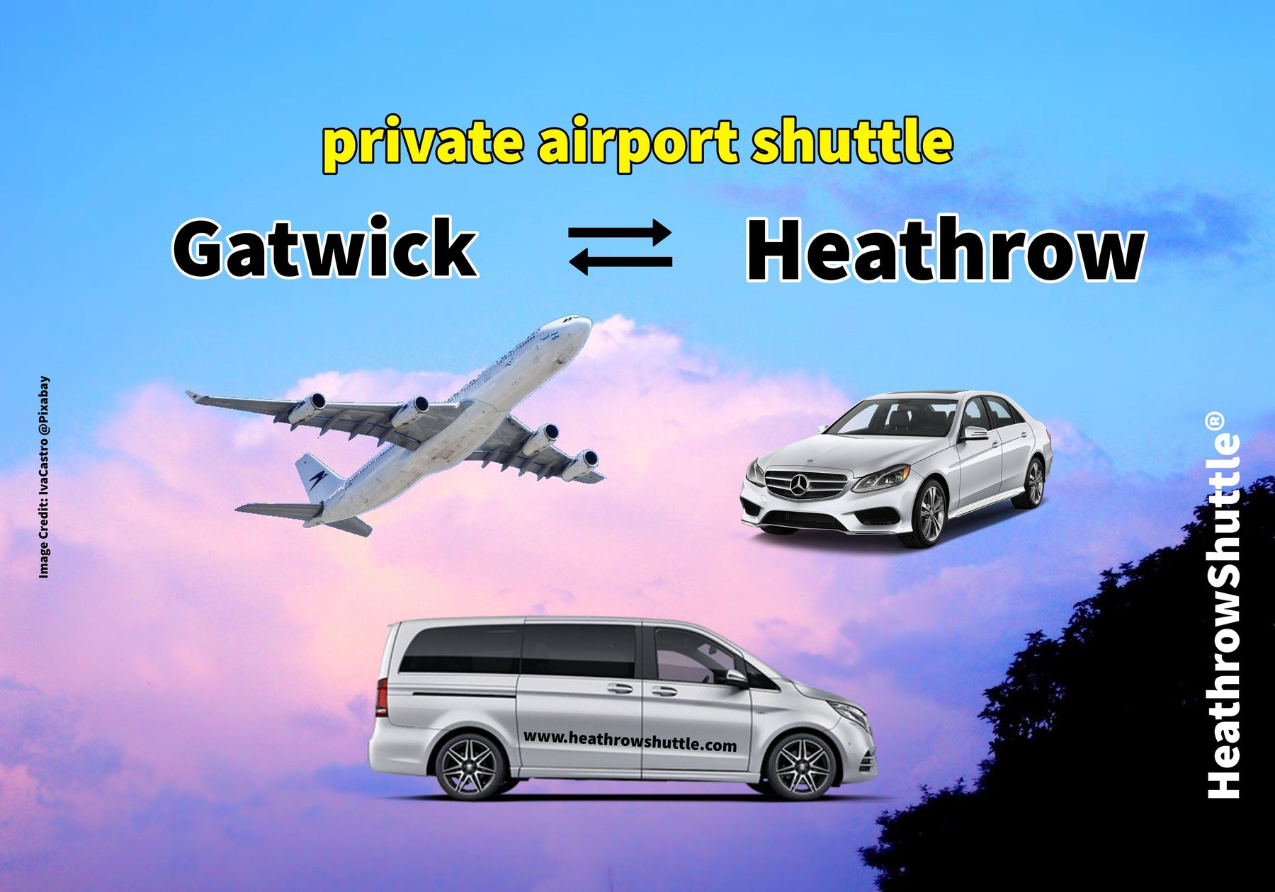 airport shuttle gatwick to heathrow