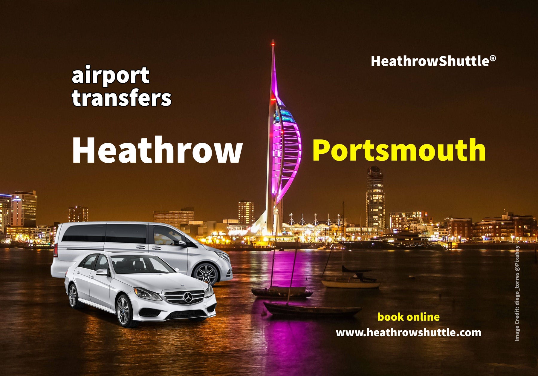 Heathrow Airport to Portsmouth Transfers