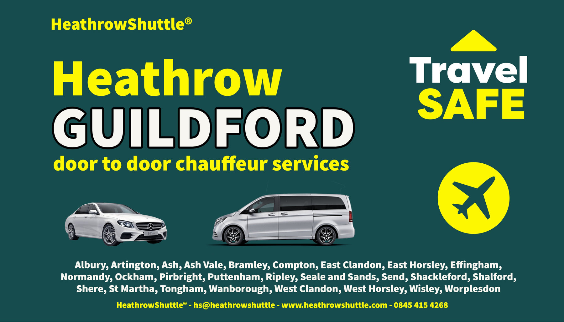 Taxi Service Heathrow to Guildford
