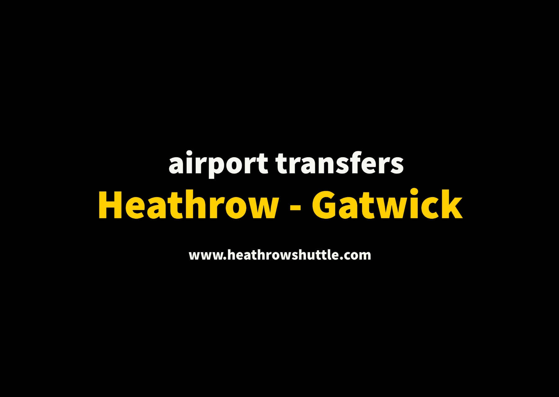 gatwick airport transfers