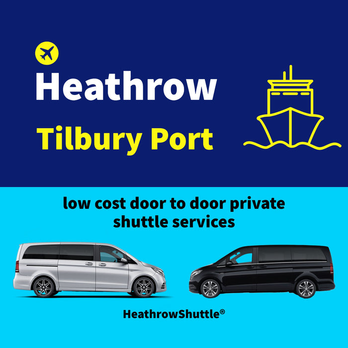 Heathrow airport to tilbury port