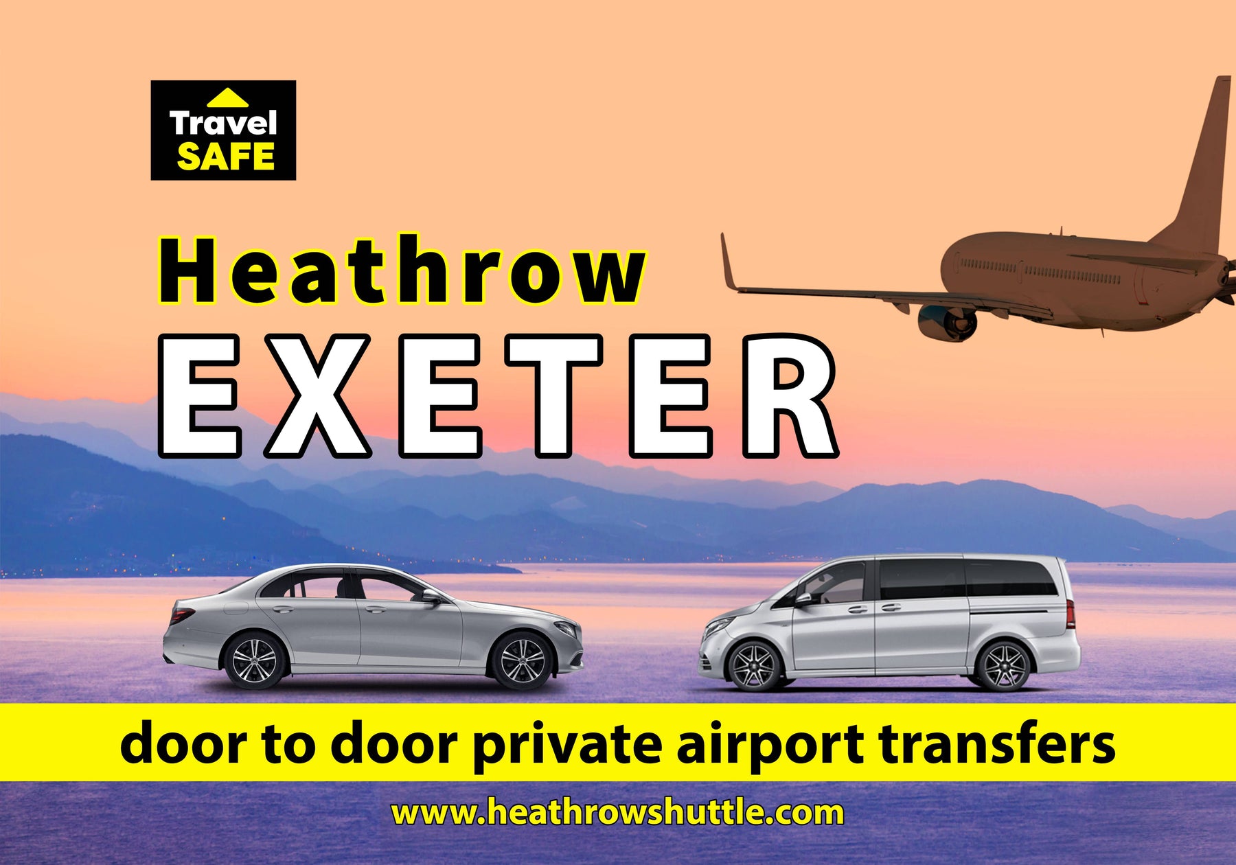 Private taxi from heathrow airport to exeter